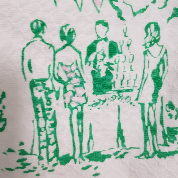 Lilly Pulitzer Spring Toile Print Skirt - Picture 3 of 4